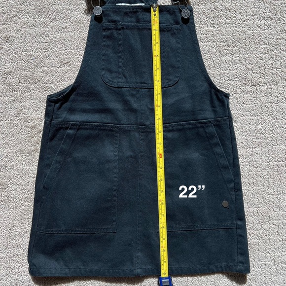 Pull&Bear Black Denim Overall Dress - Picture 12 of 14